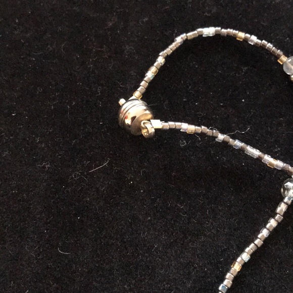 Artwork Paper and Beaded Pendant Necklace - Picture 2 of 2